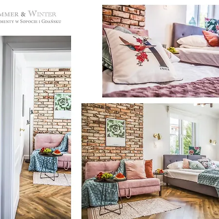 Family Luxury Pure Old Town 1-8, 2 Sypialnie I Salon, 60m2, Summerwinter Brand * Gdansk